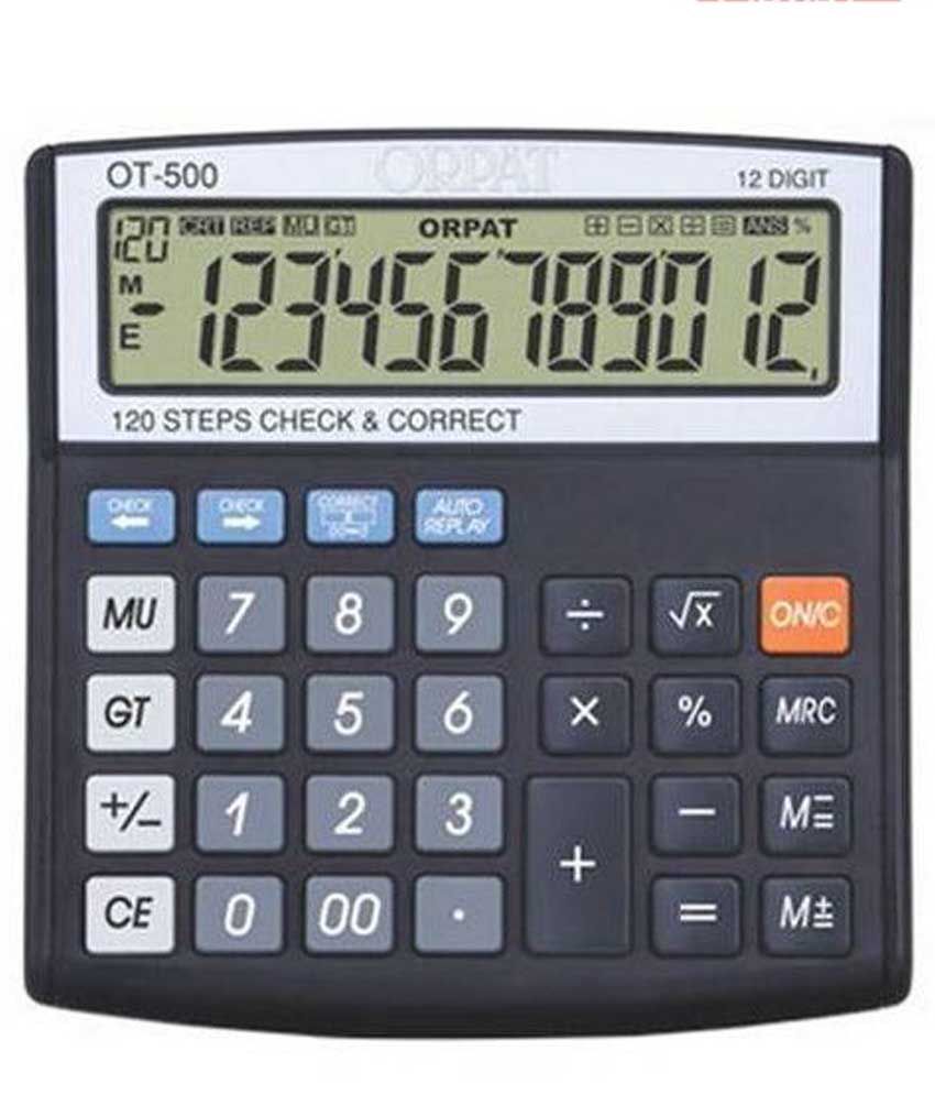    			Orpat OT-500 Calculator - Black