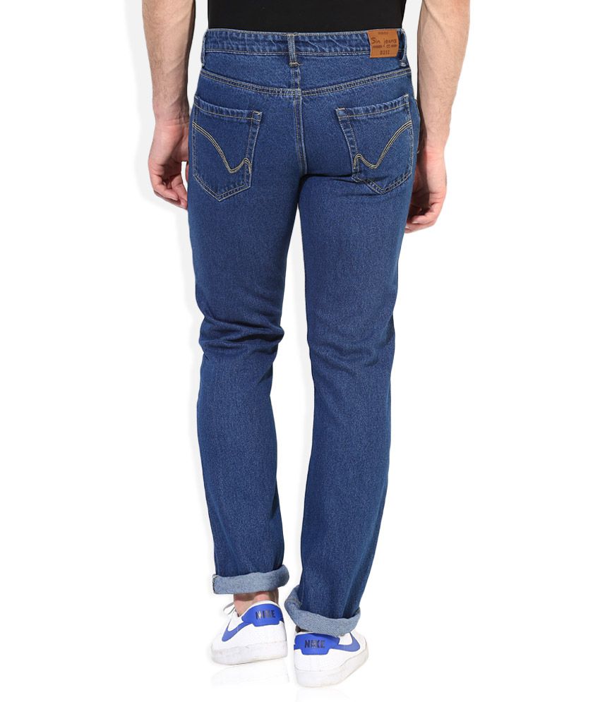 SIN Blue Slim Fit Jeans - Buy SIN Blue Slim Fit Jeans Online at Best ...