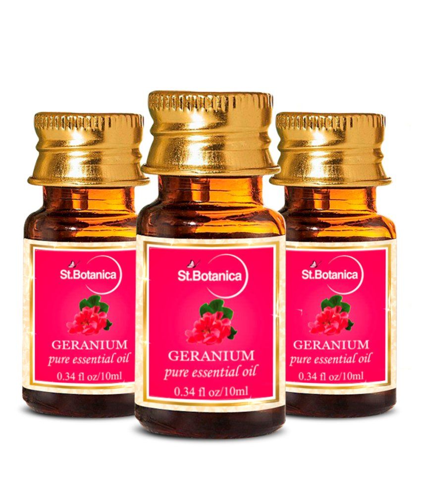 StBotanica Geranium Pure Aroma Essential Oil 10 ml (Pack of 3) Buy