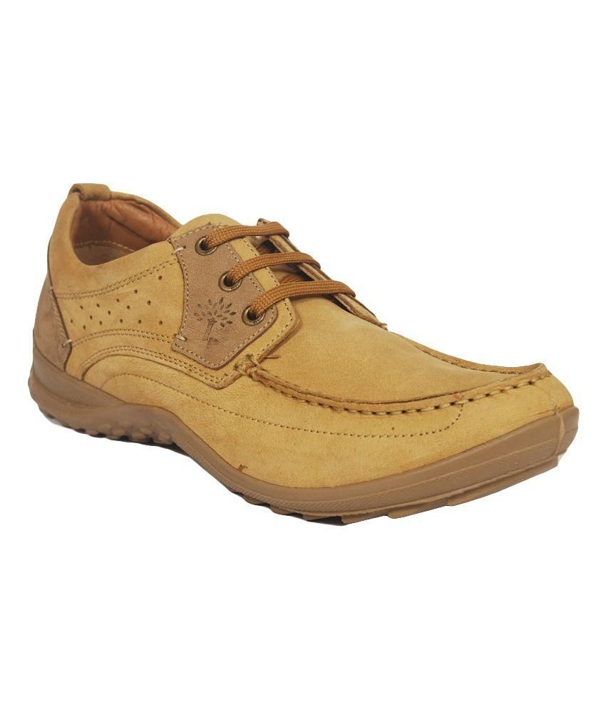 Woodland Tan Outdoor Shoes - Buy Woodland Tan Outdoor Shoes Online at ...