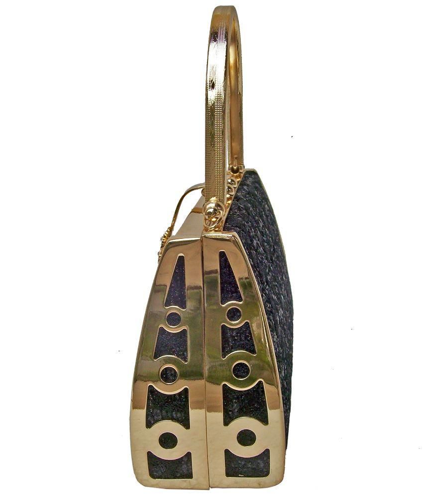 Buy SSTD Black Metal Clutches for Women at Best Prices in India Snapdeal