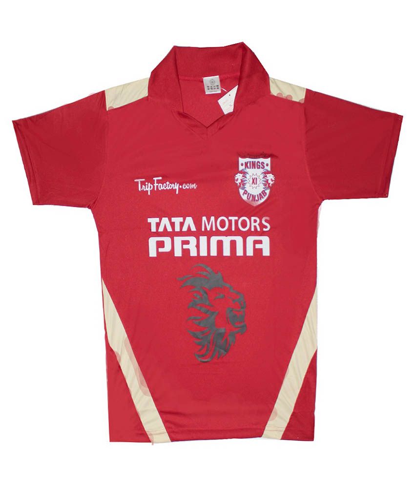 Ipl T Shirt Punjab Jersey - Buy Ipl T 