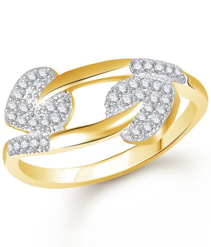 Meenaz Golden Alloy Ring: Buy Meenaz Golden Alloy Ring Online in India ...
