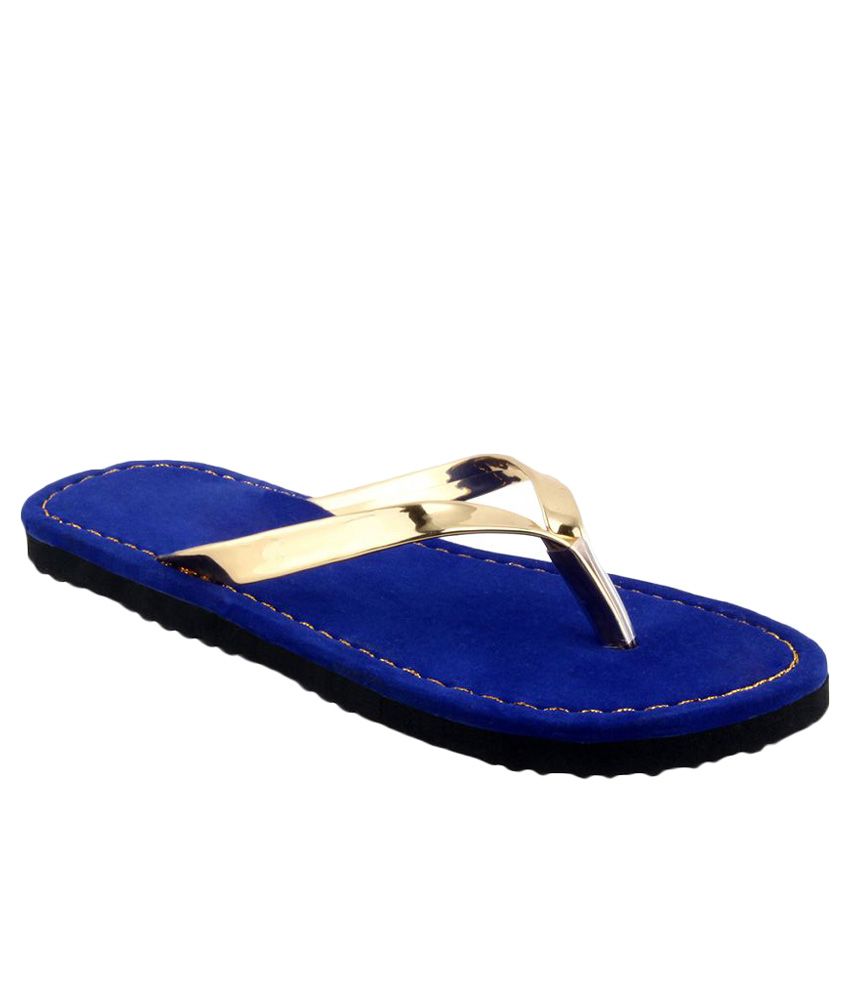 Shoe Lab Blue Flip Flops Price in India- Buy Shoe Lab Blue Flip Flops Online at Snapdeal