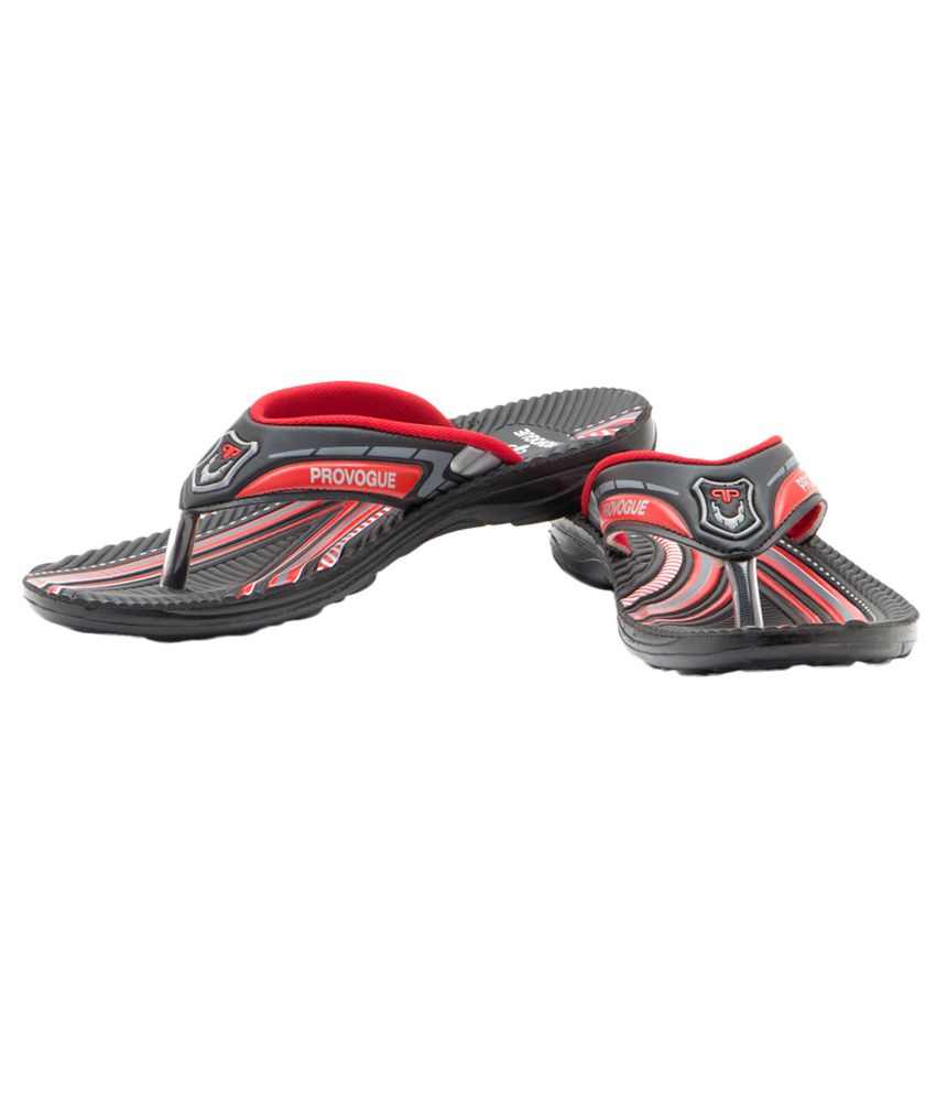 Provogue Red Flip Flops Price in India 