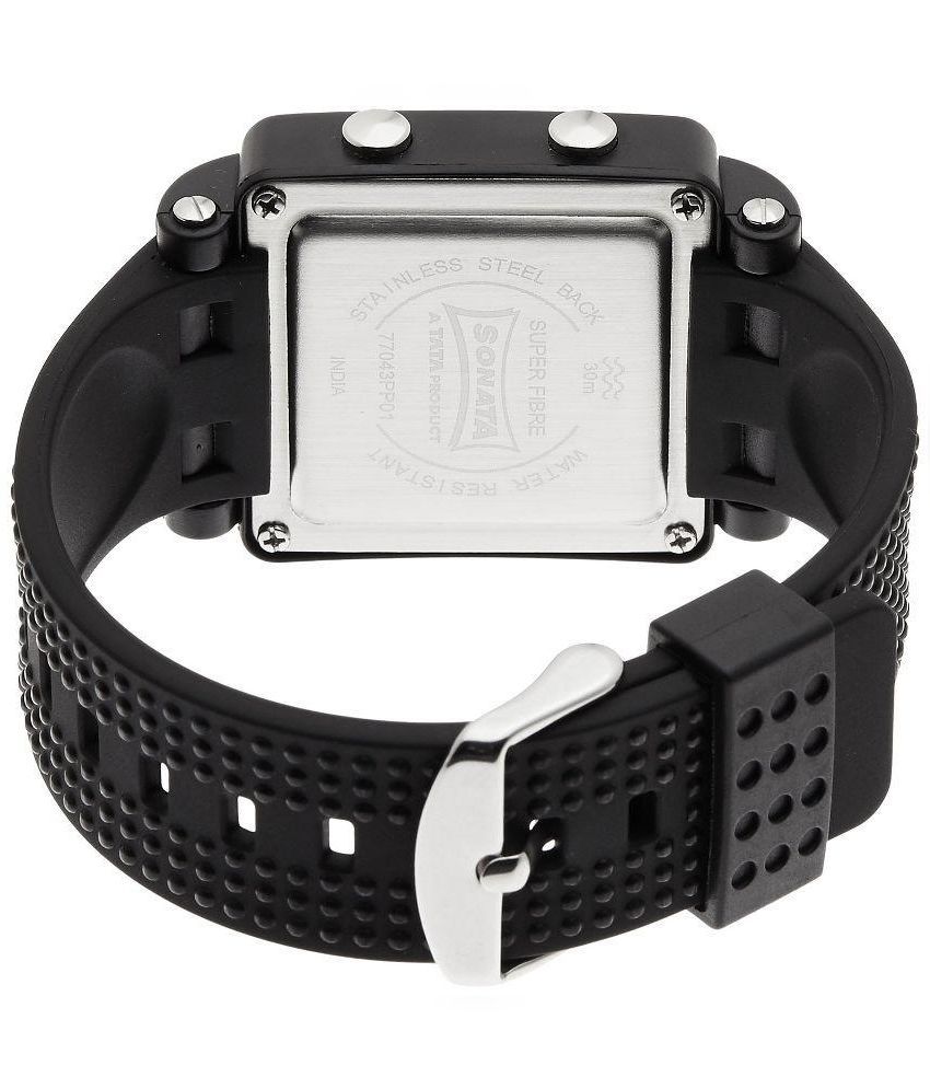 how to set sonata digital watch time