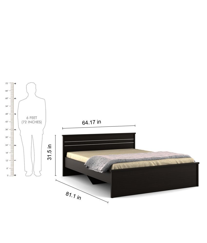 queen cot size in feet