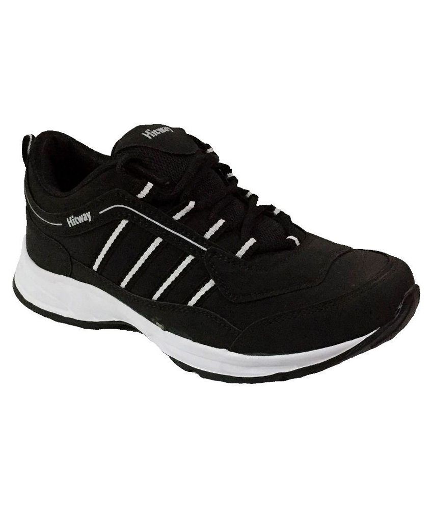 Hitway Black Running Shoes - Buy Hitway Black Running Shoes Online at ...