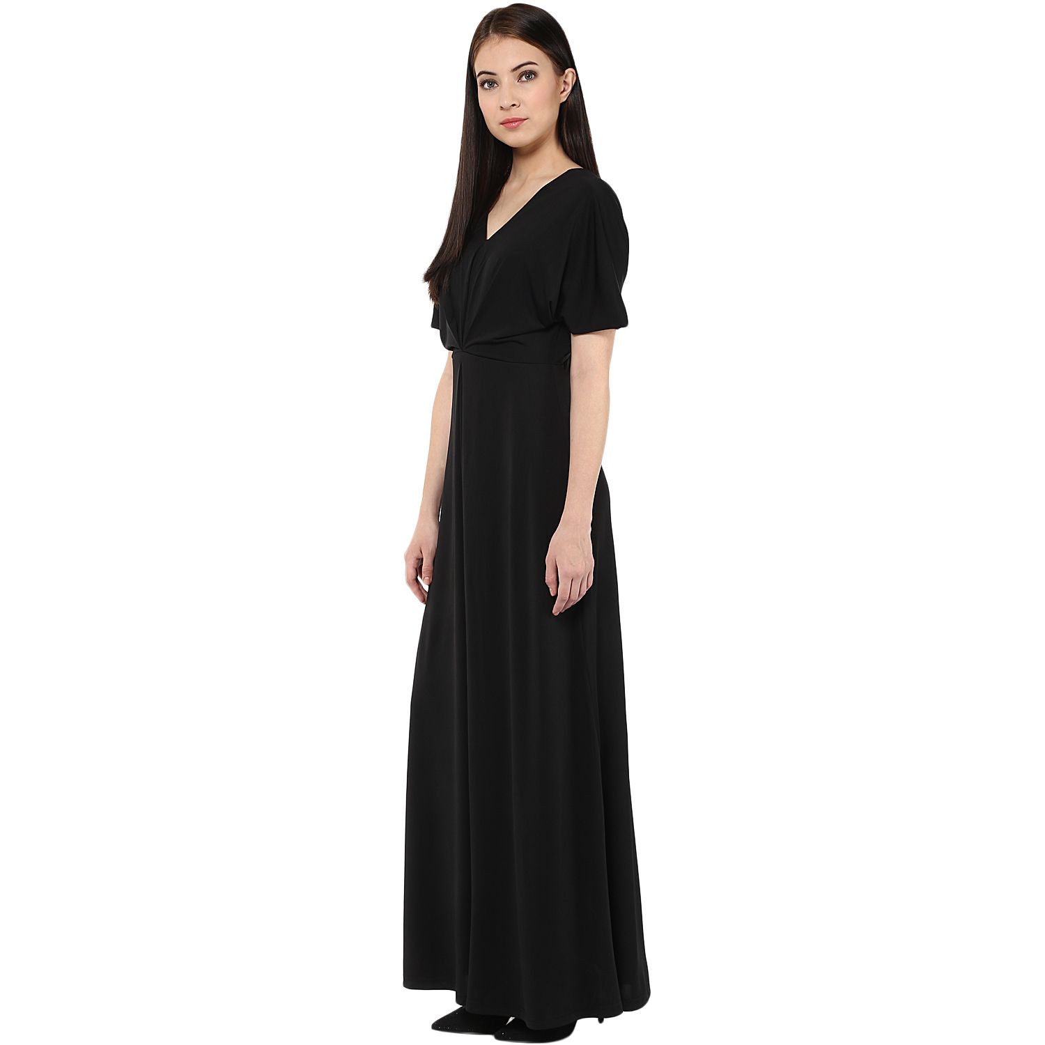 polyester maxi dress