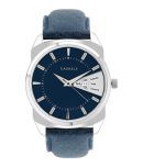 Laurels Leather Analog Men's Watch