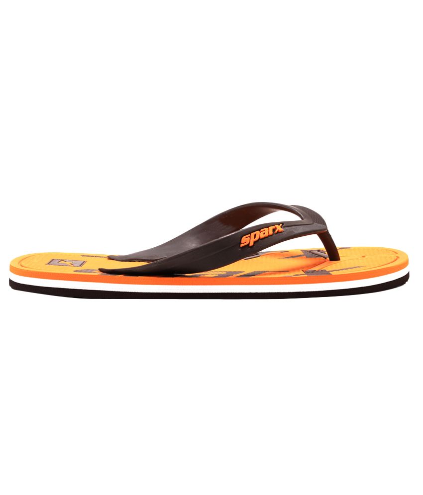 sparx orange slippers