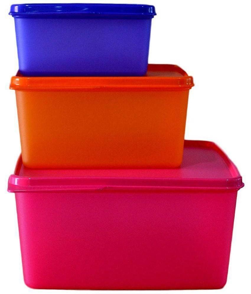     			Tupperware keep Tab Polyproplene Food Container Set of 3