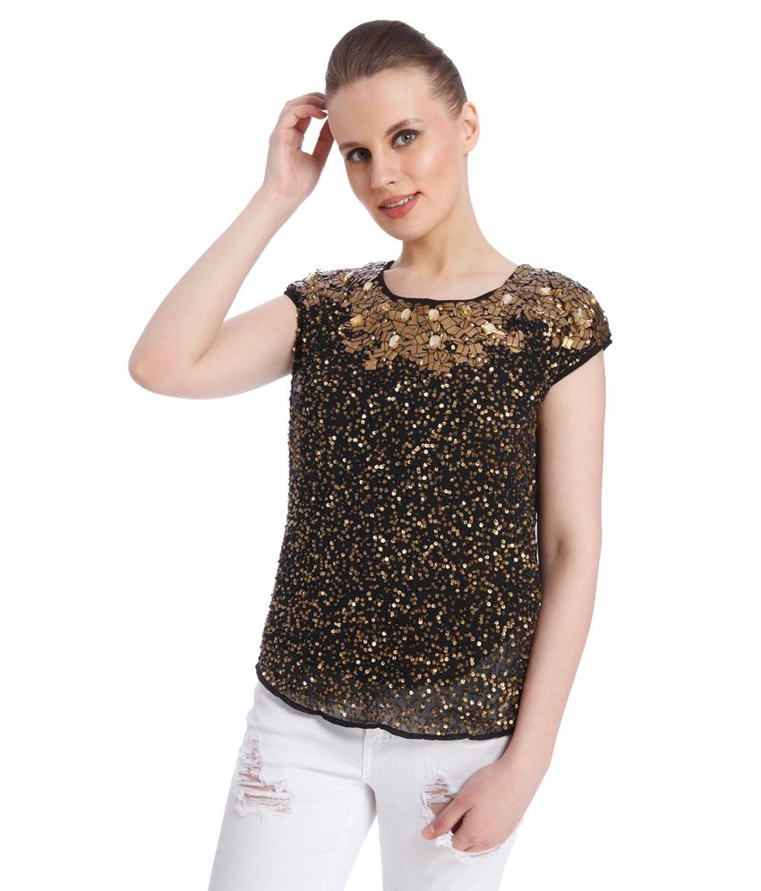 womens gold tops uk