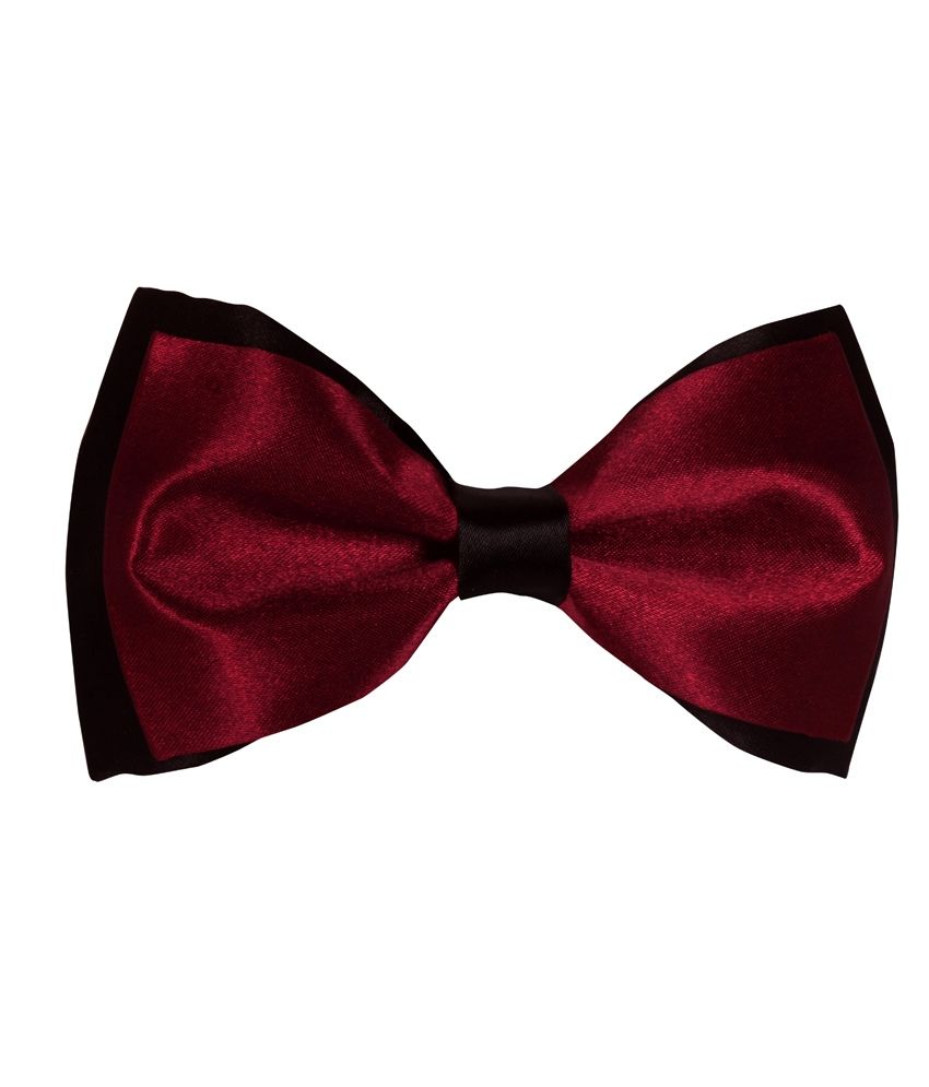 mens maroon bow tie