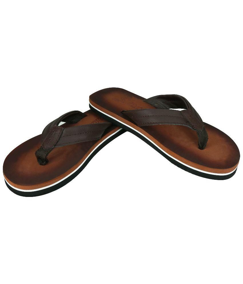 tan flip flops mens