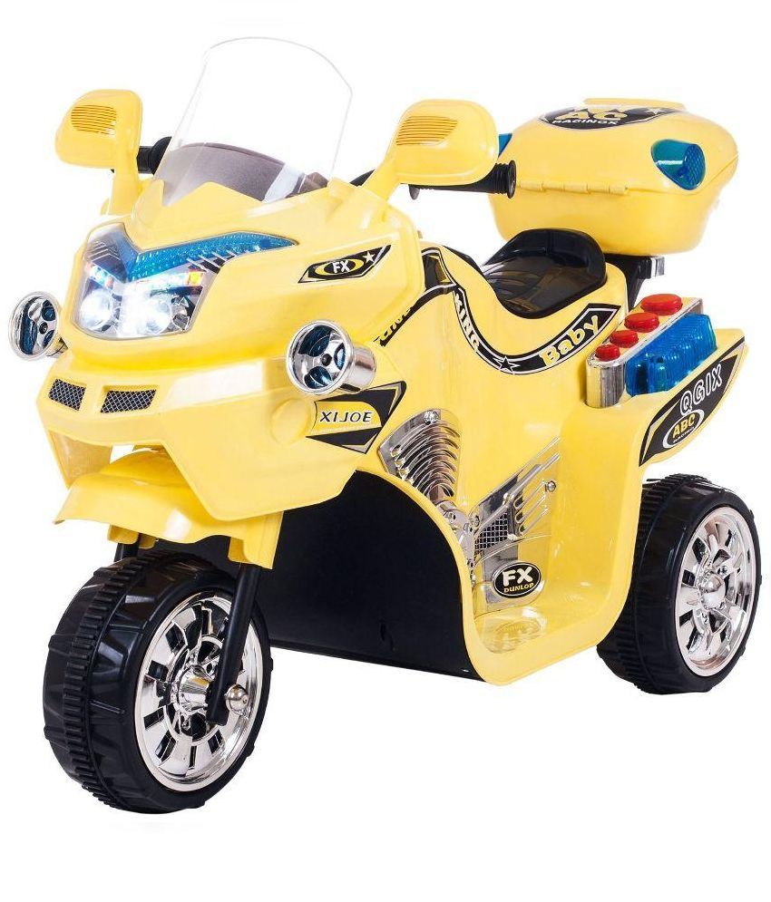 plastic ride on bike