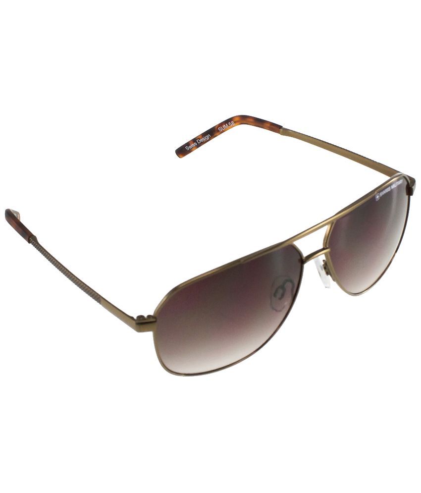 Swiss Military Brown Pilot Sunglasses Sum58 Buy Swiss Military Brown Pilot Sunglasses