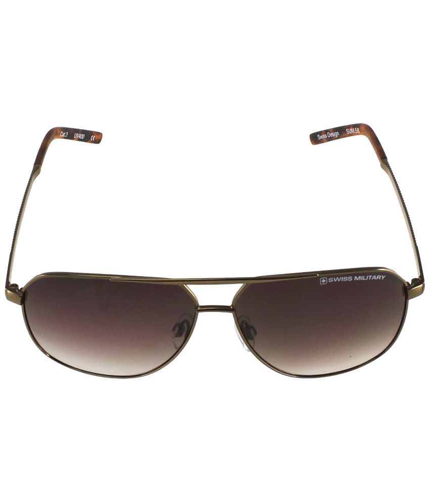 Swiss Military Brown Pilot Sunglasses Sum58 Buy Swiss Military Brown Pilot Sunglasses