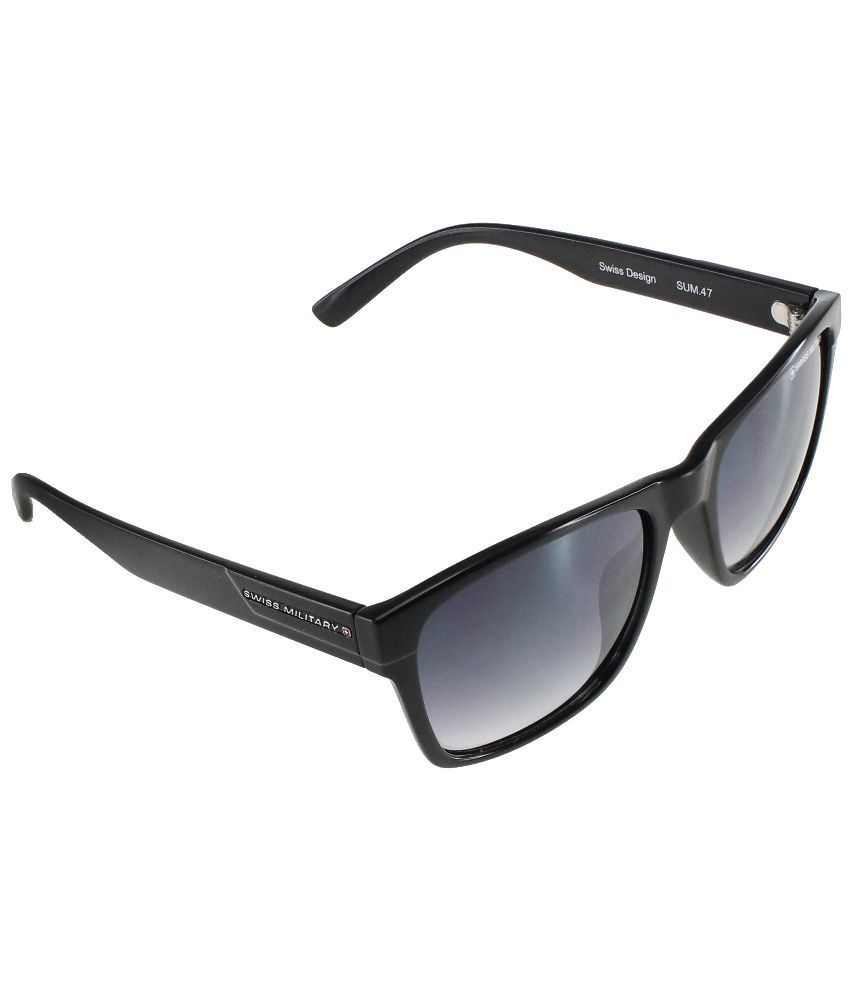 Swiss Military Gray Square Sunglasses Sum47 Buy Swiss Military Gray Square Sunglasses