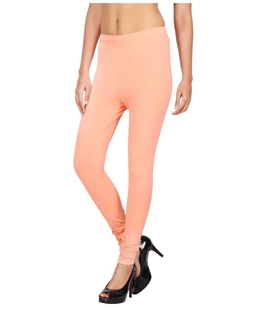 orange workout leggings