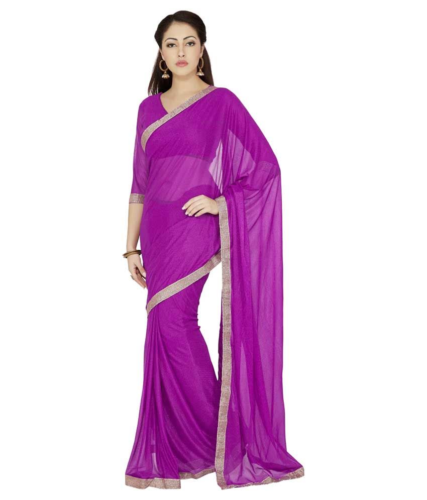 purple cotton sarees