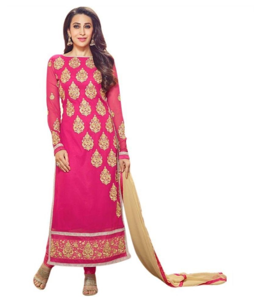 krishna in pink dress