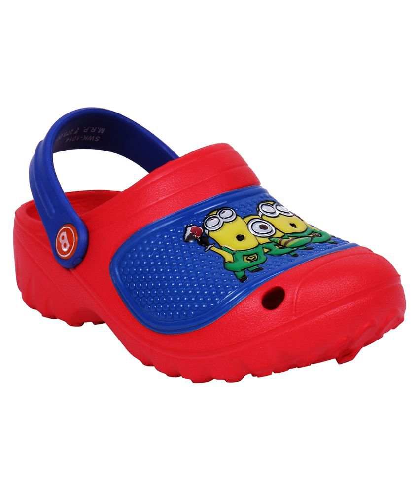 Bonkerz Red Clogs For Kids Price in 