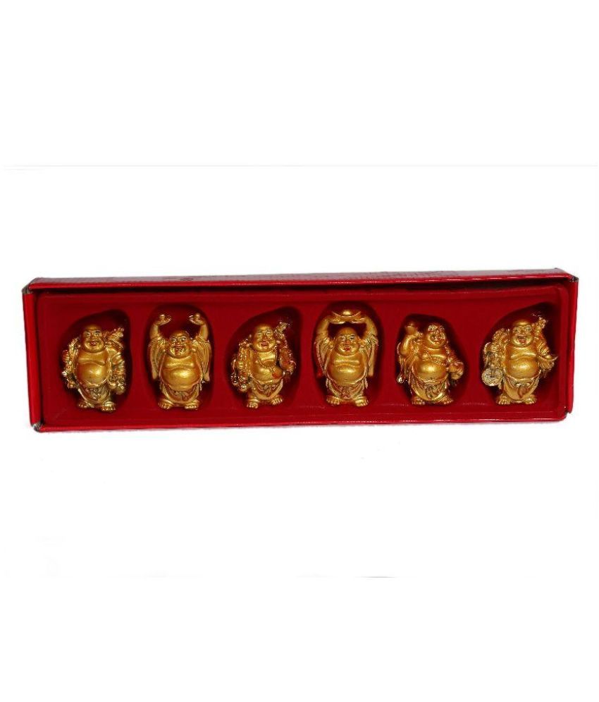     			Bgroovy Laughing buddha Set of 6 (Small)