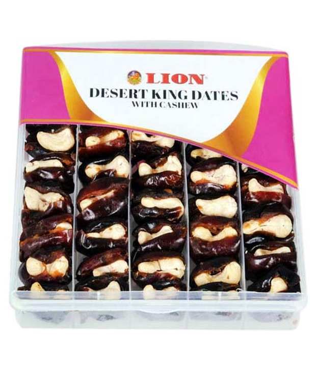 LION Desert King Dates with Cashew 250 g Buy LION Desert King Dates