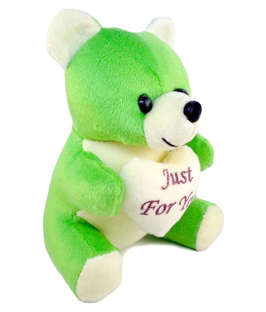 green color teddy bear