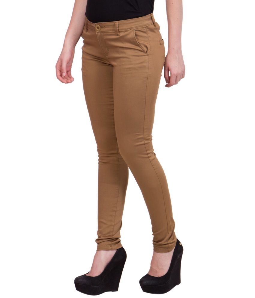 Buy R4U Denim Factory Brown Jeggings 