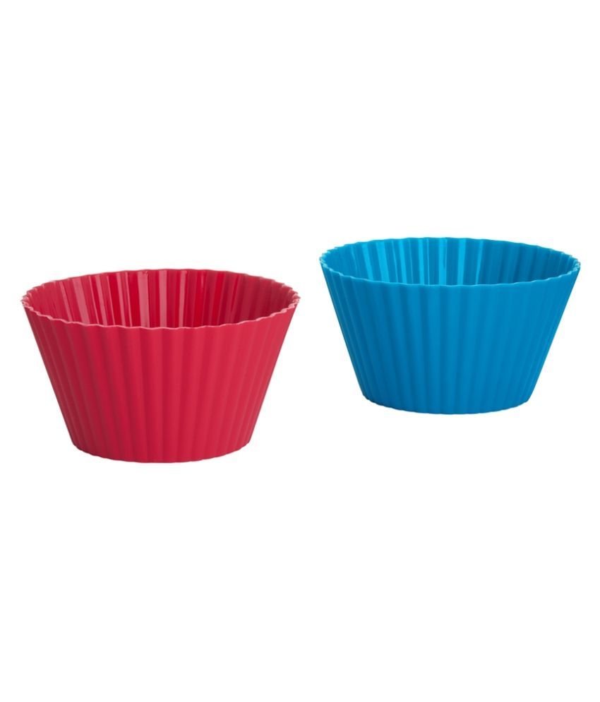 Trudeau Multicolour Silicone Extra Large Muffin Cups (set Of 4) Buy