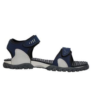 Buy Lakhani Navy Blue Sandals Online 