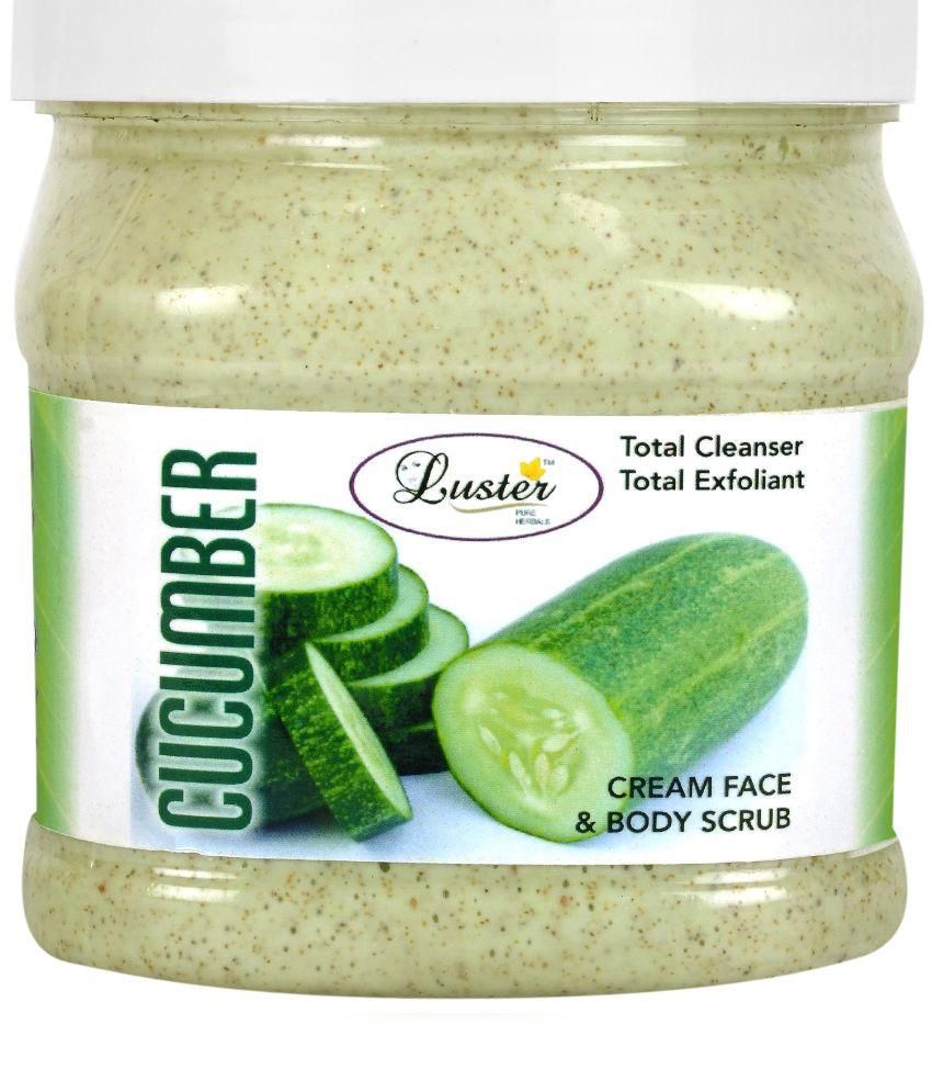 Luster Cucumber Face & Body Cream Scrub: Buy Luster Cucumber Face ...