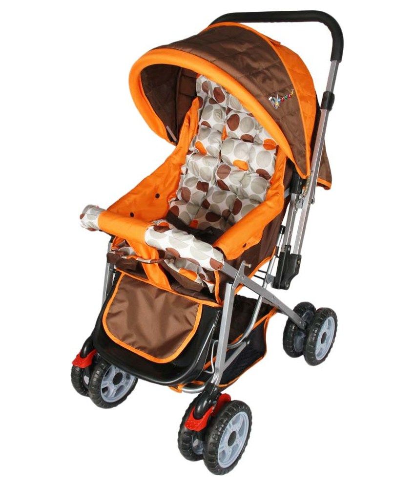 Toyhouse Sweetsmile Baby Stroller Pram Orange Buy Toyhouse