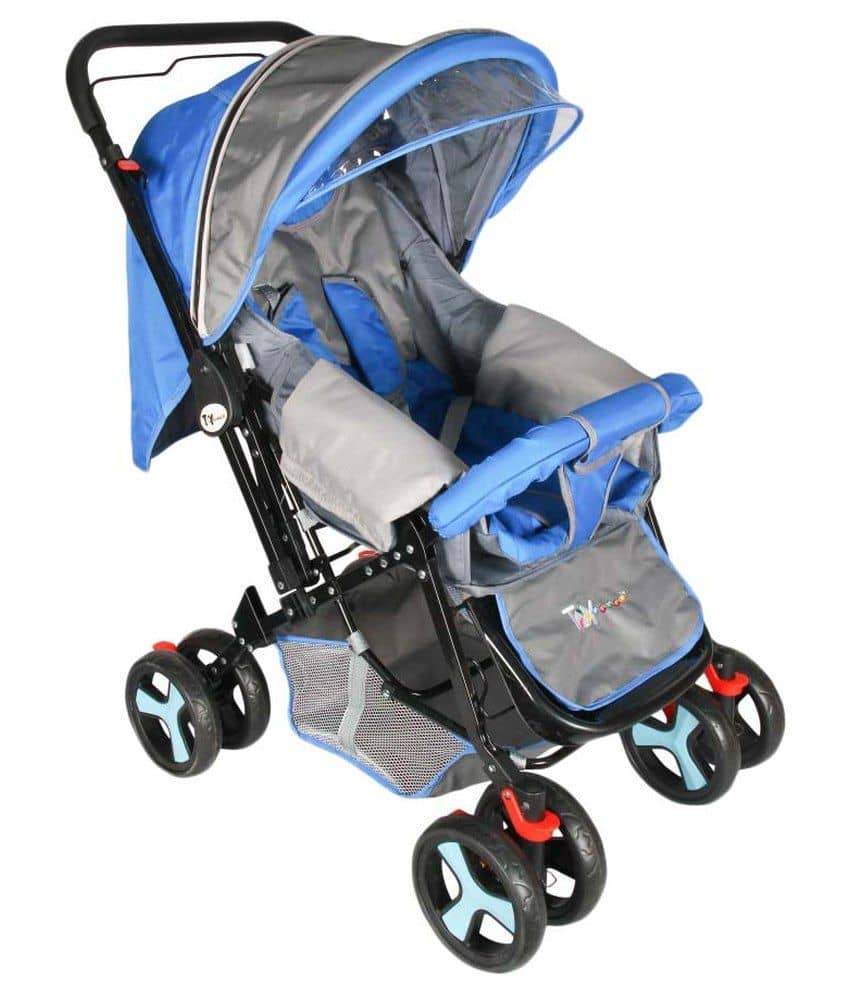 Toyhouse BornBeauty Baby Stroller Pram Blue Buy Toyhouse BornBeauty