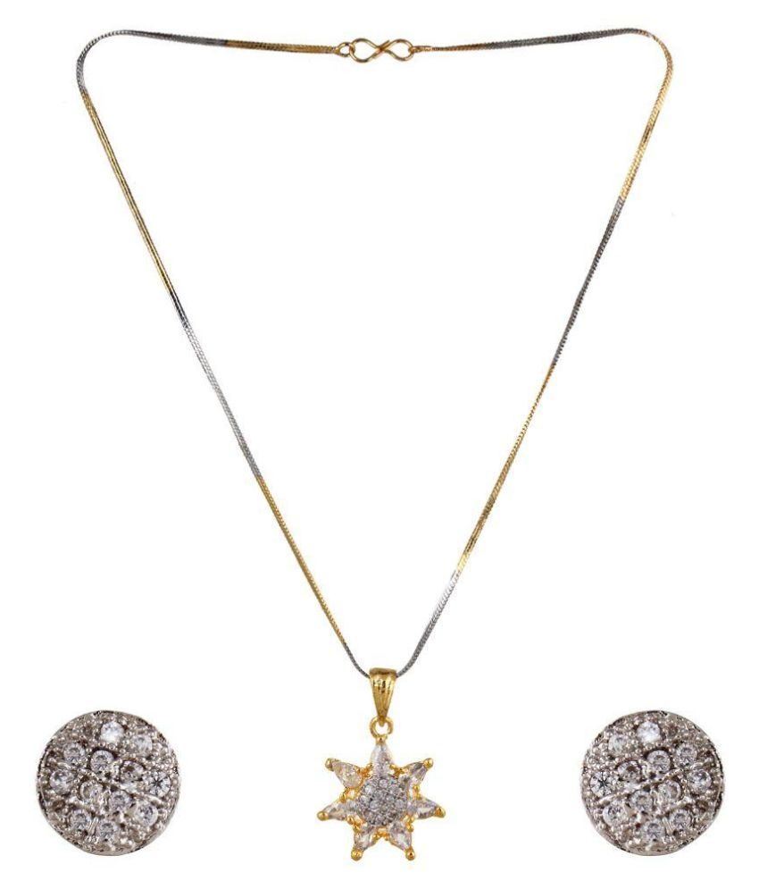 Navya collection alloy golden choker Clearance