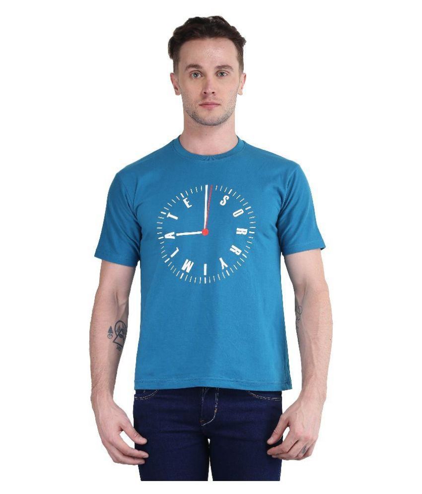     			British Terminal Blue Round T Shirt