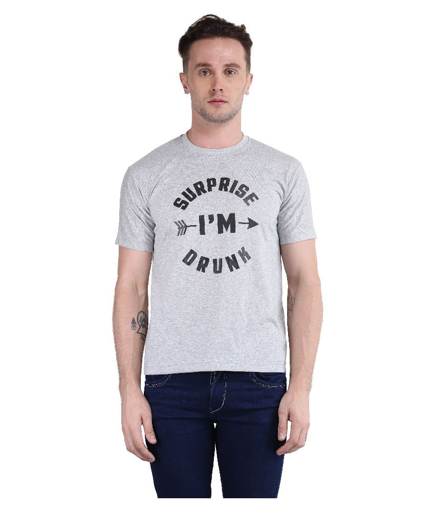     			British Terminal Grey Round T Shirt