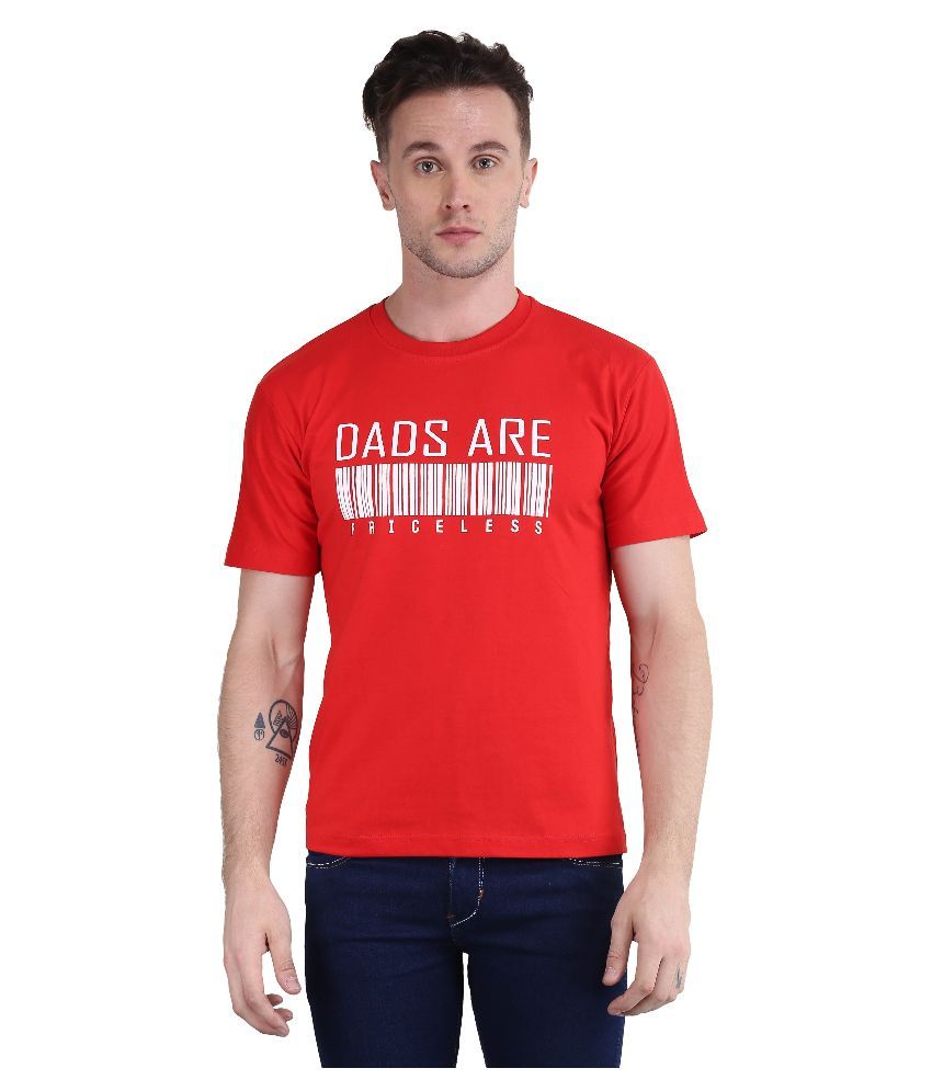     			British Terminal Red Round T Shirt