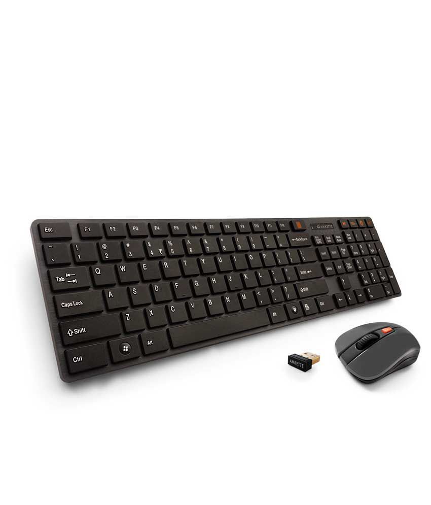     			Amkette Optimus Desktop Wireless Keyboard and Mouse Combo