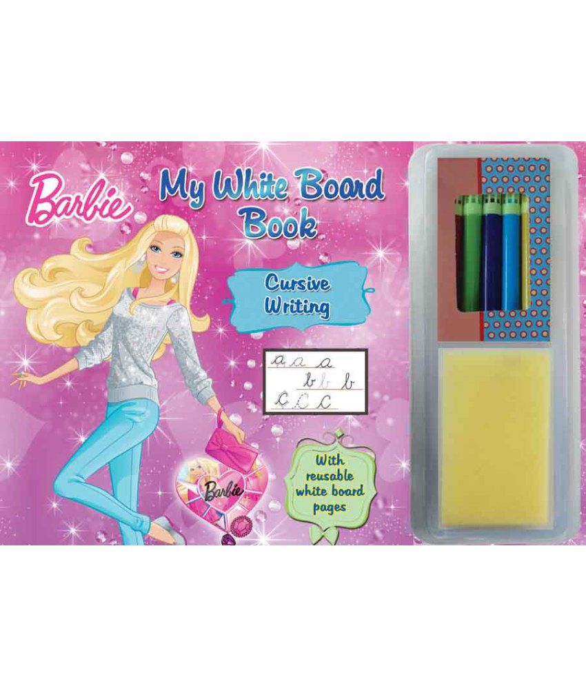 Barbie My White Board Book Cursive Writing: Buy Online at Best