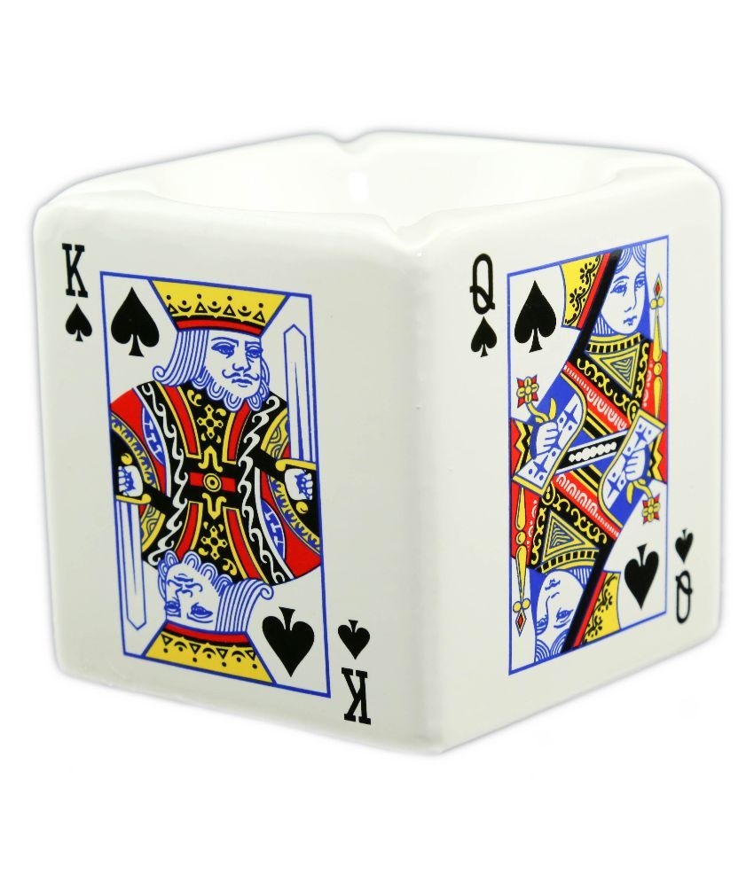 Importwala Ceramic Spade Playing Card Ashtray: Buy Online at Best Price in India - Snapdeal