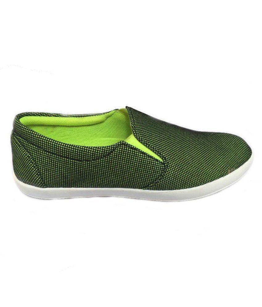 Casual Green Slip-on Shoes - Buy Casual Green Slip-on Shoes Online at ...