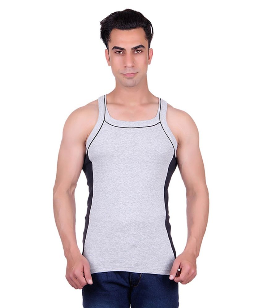 Odoky Grey Sleeveless vest Single Pack - Buy Odoky Grey Sleeveless vest ...