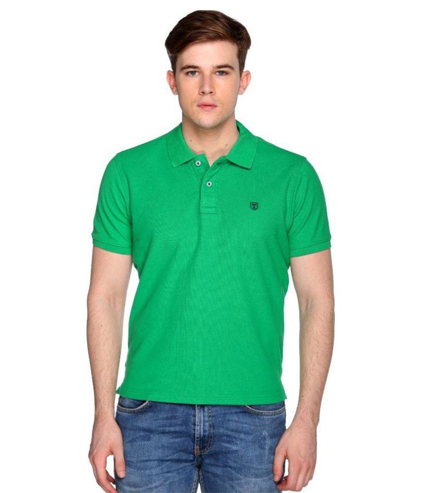 Trufit Green Polo T Shirts  Buy Trufit Green Polo  T  
