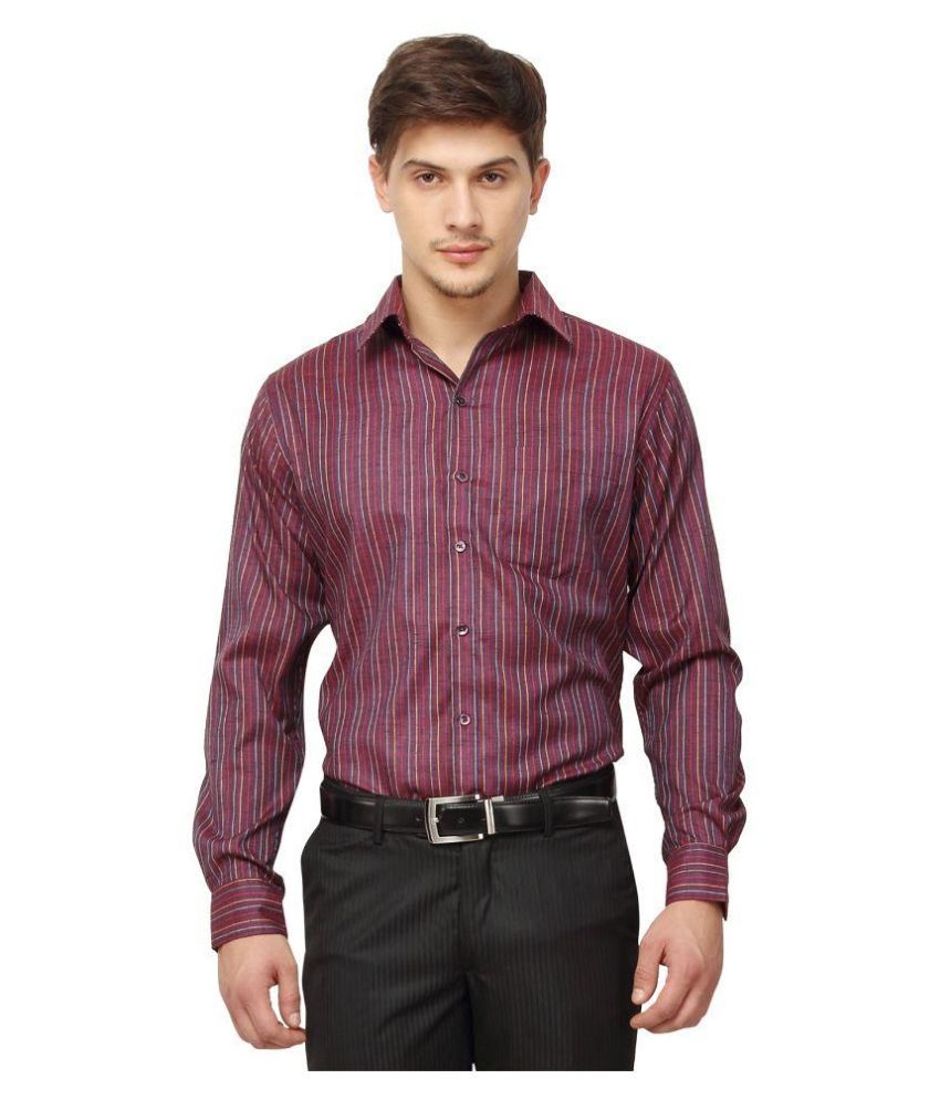 formal maroon shirt combination