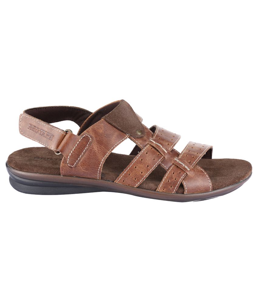 Red Tape RSS1762 Brown Sandals Price in India- Buy Red Tape RSS1762 Brown Sandals Online at Snapdeal