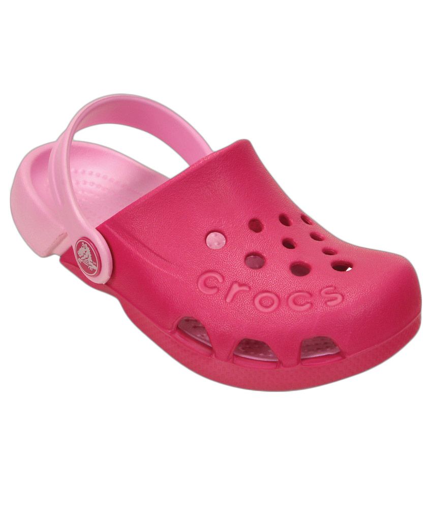 crocs pale pink