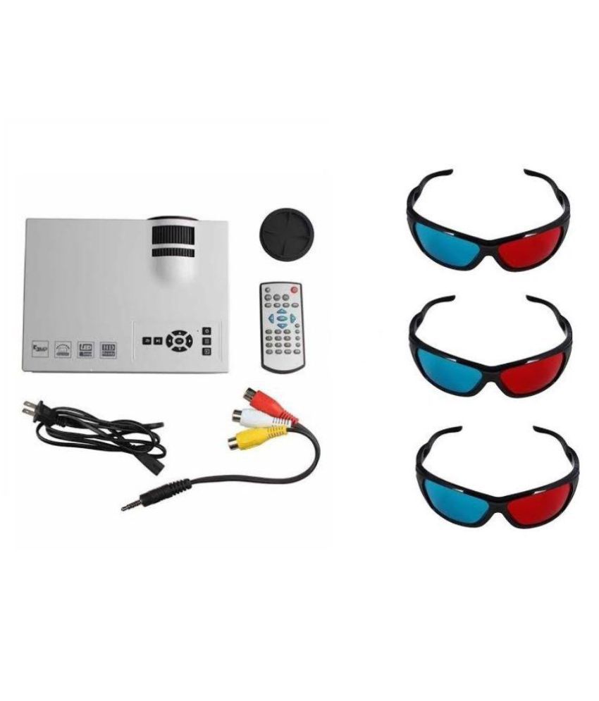     			MDI UC40+ Projector with 3D Movie Support with 3D Glasses